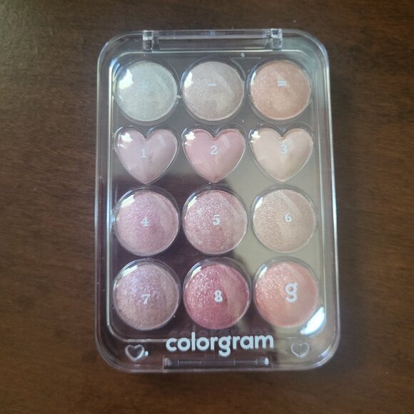 K-Beauty Colorgram Bright+Cool Pinpoint Eyeshadow Palette New Unused - Picture 1 of 2